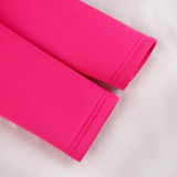 Deep V bow high waist party plus size women's dress