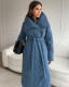 Long coat for winter casual warm stand-up collar coat