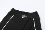 Women's sports tight long-sleeved crop top trousers suit