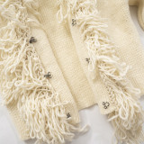 Women's sweater coat autumn and winter knitted cardigan short top