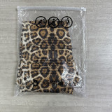 Women's Sexy Leopard Print Long Sleeve High Waist Jumpsuit