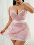 Plus size sexy uniform temptation sexy nightdress