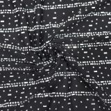 Women's black long sleeves rhinestone long evening dress