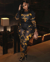 Spring 2025 Women Tight Fitting Print Matching Top + Pants Set Clubwear