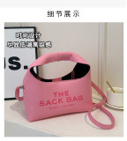 Women's letter printed tote bag sack bag