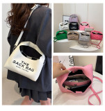 Women's letter printed tote bag sack bag