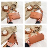 Casual small square bag fashionable shoulder crossbody handbag