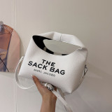 Women's letter printed tote bag sack bag