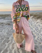 Women fashional printed casual holiday outfit