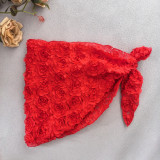 Women Three Piece Flower Bikini Swimwear