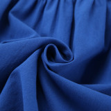 V-neck halter casual A-line maxi dress