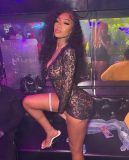 Black lace dress sexy women's clothing