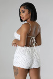 Women's Fashion Sexy Hollow Out Vest Shorts Set