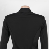Sexy Ruffles Long Sleeve Women Rompers Jumpsuit