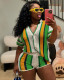 Women's Sexy Ladies Knitted Top Shorts Set