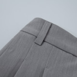 Simple pleated skirt spring and summer sweet mini skirt for women