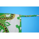Women's summer vacation style sexy backless print jumpsuit