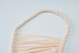 Women's One Shoulder Strapless Backless Hollow Tie Pleated Dress