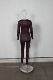 Printed elastic slim fit sexy top and short set