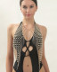 Women's Pearl Necklace Chest Chain Shoulder Chain Multi-layered Tassel Bra Body Chain Accessories