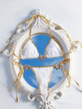 Swimsuit sexy strings metal bikini