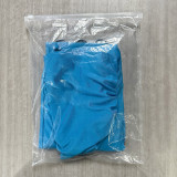 Simple solid color one-shoulder top and tight pants two-piece set