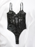 Sexy see-through lace sexy lingerie bodysuit