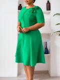 African clothing mature women dress mom of the bride dress