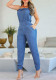 Summer Blue Strap Top + Pants Two-piece Set