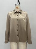 Women's elegant tops modern long-sleeved blouse for autumn