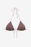 Sexy polka dot print bikini swimsuit