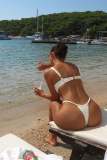 Women two piece underwire thong bikini swimwear