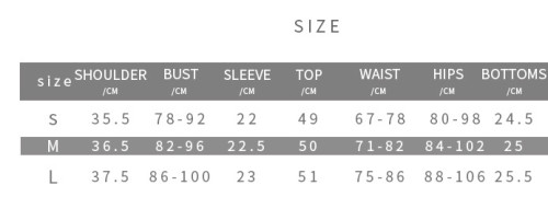 Autumn Women's Short-Sleeve Polo Shirt Bodycon Shorts Set