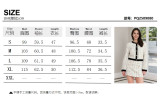 Autumn and winter women's elegant outfit cardigan top shorts set