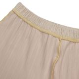 Women Solid Color One Shoulder Top and Pant Two-Piece Set