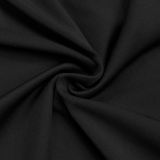 Women's Pearl Neckline Sleeveless Black Long Evening Dress