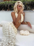Women Floral Three Piece Sexy Long Skirt Set