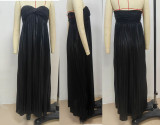 Sexy slit dress for women elegant tube evening dress