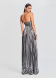 Sexy slit dress for women elegant tube evening dress