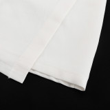 Autumn commuter women's white blazer skirt two-piece suit
