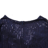 Evening gowns banquet dress African sequined plus-size dress