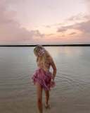 Beach Holiday Pink Mini Dress
