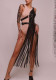 Sexy tassel belt skirt female punk style performance accessory