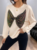 Women's long-sleeved sweatshirt relaxed and loose style top