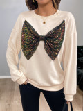 Women's long-sleeved sweatshirt relaxed and loose style top