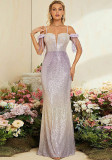 Hostess's Banquet Dress Slim Fit High-End Tassel Fishtail Dress