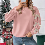 Valentine's Day Bow Women's Christmas Costume Party Hoodie