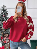 Valentine's Day Bow Women's Christmas Costume Party Hoodie
