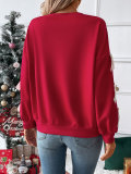 Valentine's Day Bow Women's Christmas Costume Party Hoodie