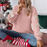 Valentine's Day Bow Women's Christmas Costume Party Hoodie
